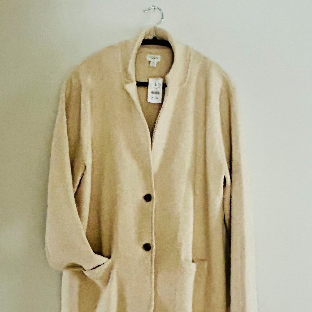 J. Crew Sweater Blazer in Oatmeal Size XXL (NWT)
